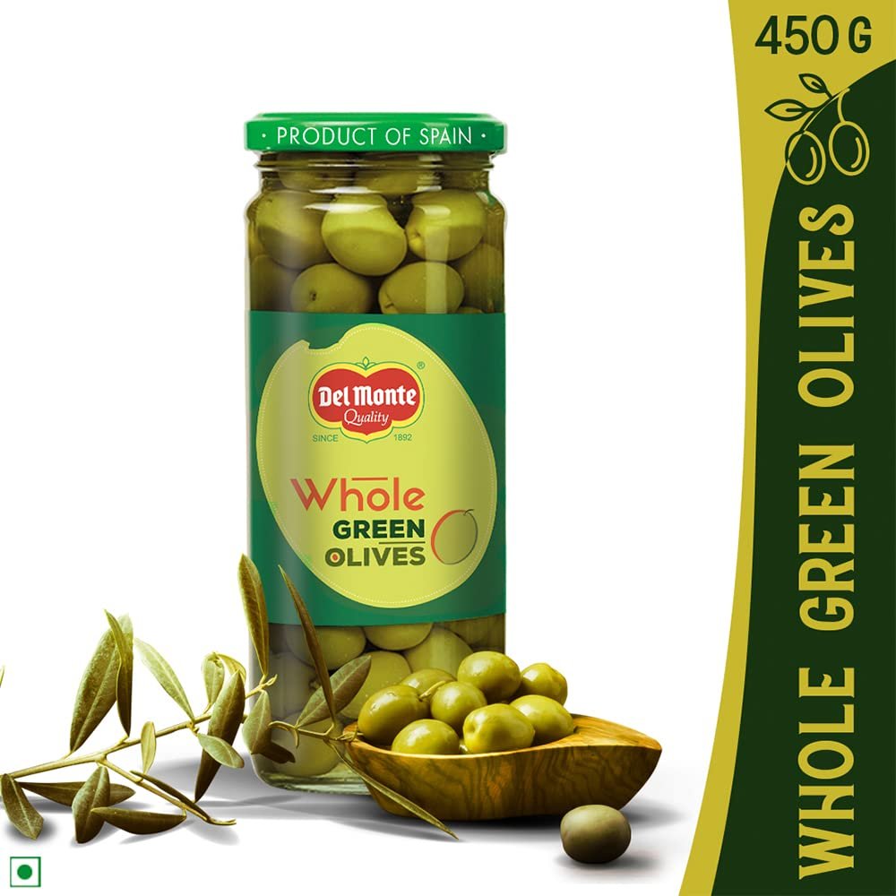 Del Monte Olive Green Whole 450gm